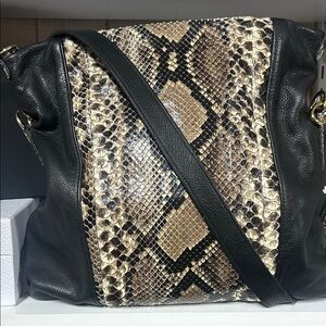 Live listing # 30 Vasiliki Lagis Snakeskin and Leather Bag